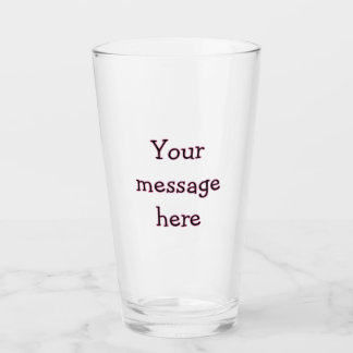 Copo De Pint Sua mensagem aqui adicionar texto nome imagem cita