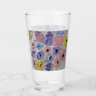 Copo De Pint Summer Wilflower Glass Tumbler