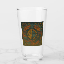Copo De Pint Sun and Moon Mandala Celestial & Ancestral