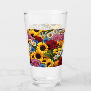 Copo De Pint Sunflower Rose Bouquet #1