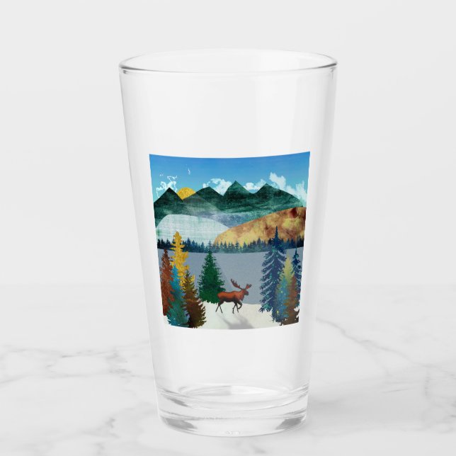 Copo De Pint Sunrise Moose (Frente)