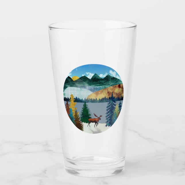 Copo De Pint Sunrise Moose (Frente)