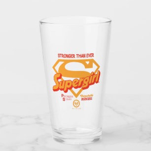 Copo De Pint Supergirl Stronger Thever Retro Graphic