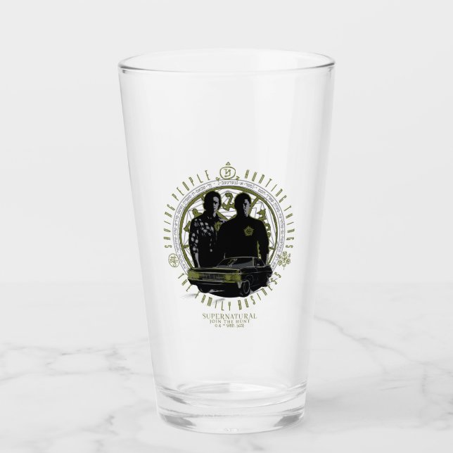 Copo De Pint Supernatural Winchester Brothers Family Business (Frente)