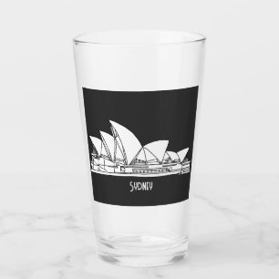 Copo De Pint Sydney Opera House O desenho da Austrália Hoodie