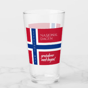 Copo De Pint Syttende Mai 17 de maio Bandeira do Dia Nacional N