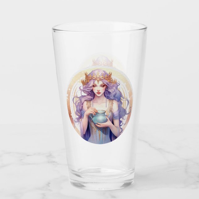 Copo De Pint Taça Aquarius Glass (Frente)
