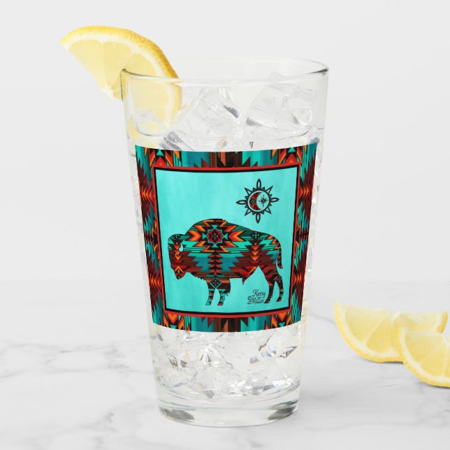 Copo De Pint Taça de Búfalo Sudoeste (Gelo frontal)