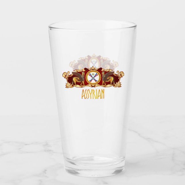Copo De Pint Taça de Vidro ASSYRIAN (Frente)