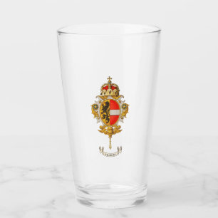 Copo De Pint Taça de Vidro casaco de Armas de Salzburgo