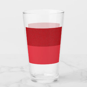 Copo De Pint Taça De Vidro De Tinta Vermelha De Tomate De Dois