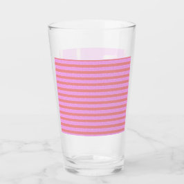 Copo De Pint Taça de Vidro Geométrico Rosa