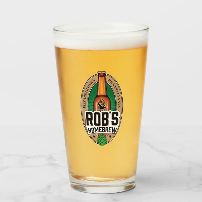 Copo De Pint Taça de vidro HakeDesign (Frente (Preenchido))