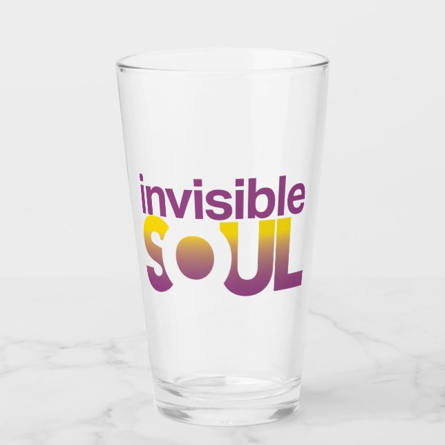 Copo De Pint Taça de Vidro Invisível (Frente)