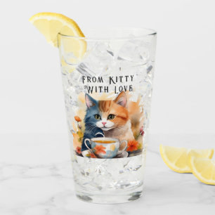 Copo De Pint Taça de vidro - Presente do Gatinho