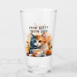 Copo De Pint Taça de vidro - Presente do Gatinho