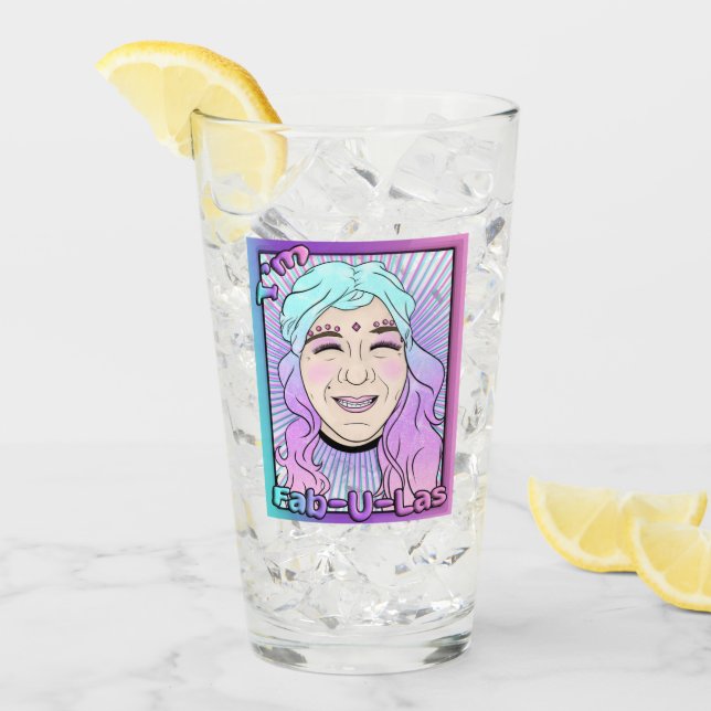 Copo De Pint Taça MFab-U-Las Glass de Zer0 (Gelo frontal)