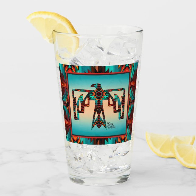 Copo De Pint Taça Tribal Thunderbird Glass (Gelo frontal)