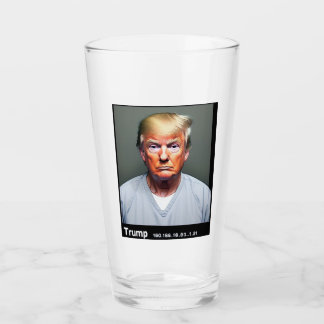 Copo De Pint Taça Trump Mugshot
