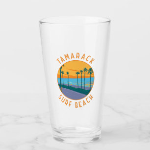 Copo De Pint Tamarack Surf Beach California Viagem Art Vintage