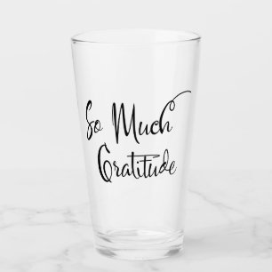 Copo De Pint Tanta Gratidão Manuscrito Moderno Típica Simples