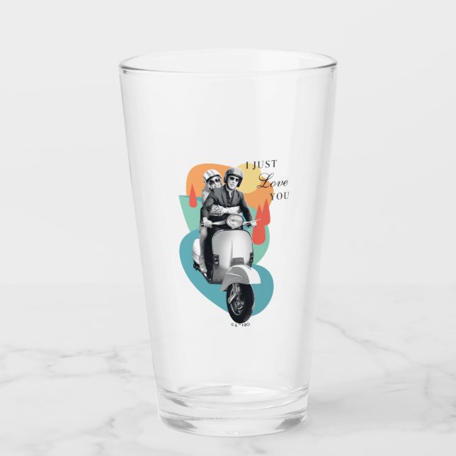 Copo De Pint Tanya & Greg - O Lotus Branco (Frente)