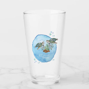 Copo De Pint Tartarugas marinhas BFF - Presentes personalizados