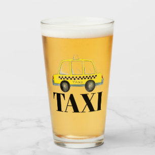 Copo De Pint TAXI - Nova Iorque Verificado - Cabina Amarela NYC