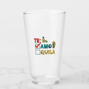 Copo De Pint Te Amo Tequila Cinco De Mayo Funny
