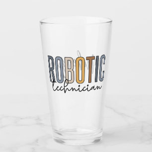 Copo De Pint Técnico Robótico Personalizado Tecnologia Robóti