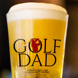 Copo De Pint Tendy Legal "PAI GOLF" - Ponto Vermelho