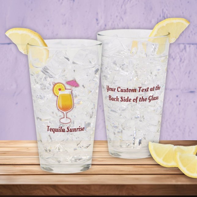 Copo De Pint Tequila Sunrise Coctail (Criador carregado)