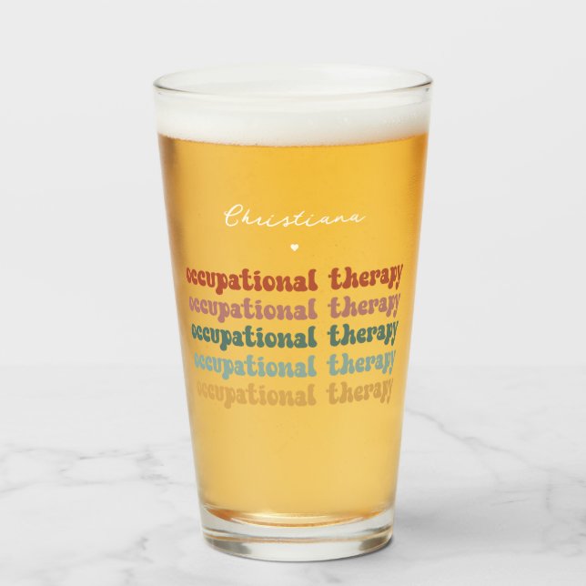 Copo De Pint Terapêutica Ocupacional Retroativa OT Personalizad (Frente (Preenchido))