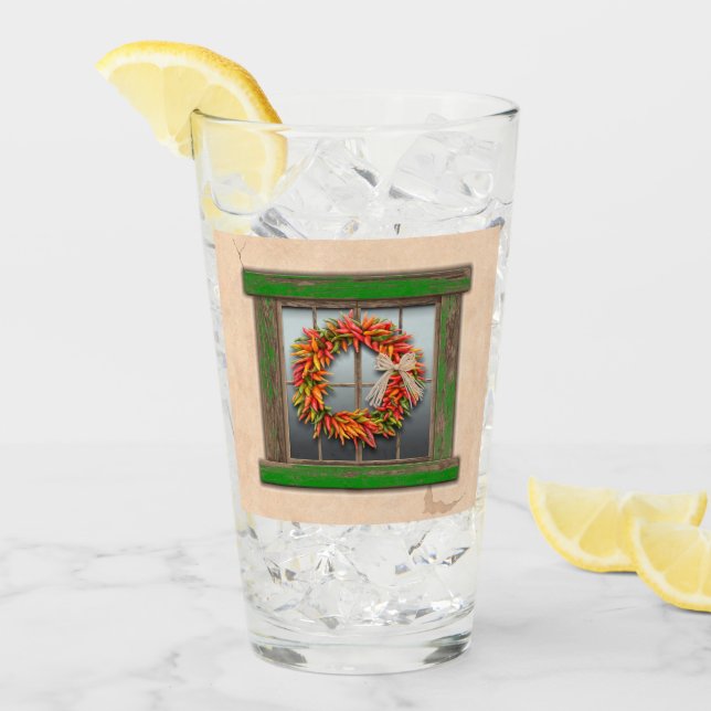 Copo De Pint Terra do Sudoeste do Chile na Janela da Madeira Ve (Gelo frontal)