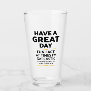 Copo De Pint "Teve Um Dia Excelente" Sarcástico Ou Não? Impress