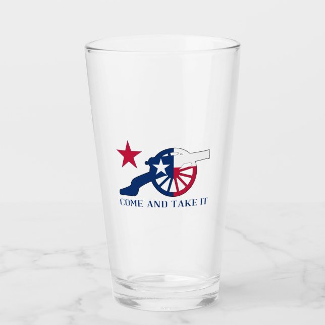 Copo De Pint Texan Cannon Venha E Pegue (Frente)