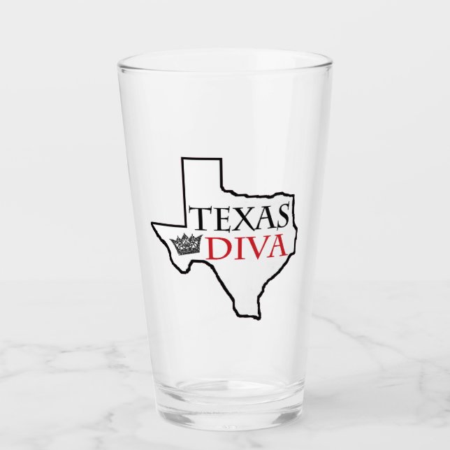 Copo De Pint Texas DIVA (Frente)