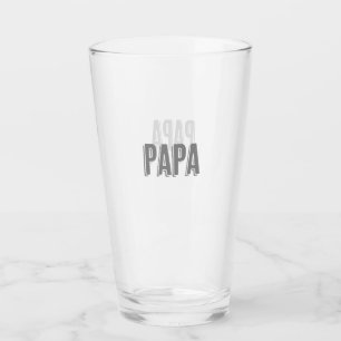 Copo De Pint Texto do Pai Novo "Papa"