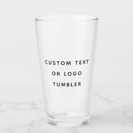 Copo De Pint Texto Ou Logotipo Personalizado Minimalista