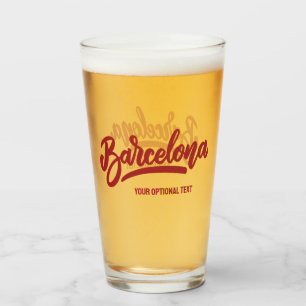 Copo De Pint Texto personalizado Barcelona