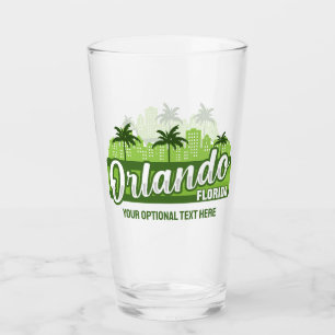 Copo De Pint Texto Personalizado Orlando Flórida