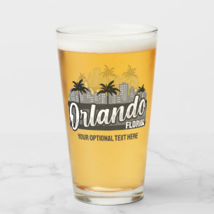 Copo De Pint Texto Personalizado Orlando Flórida