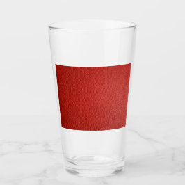 Copo De Pint Textura de couro vermelho