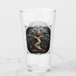 Copo De Pint The Art Deco Tree of Life design.