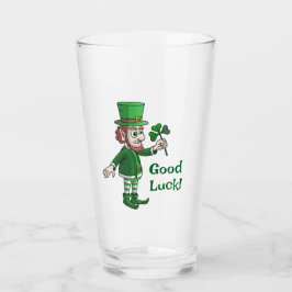 Copo De Pint The Leprechaun with a shamrock