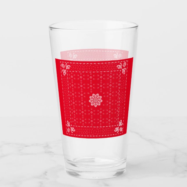 Copo De Pint Ticky Cactus Tumbler - Vermelho (Frente)