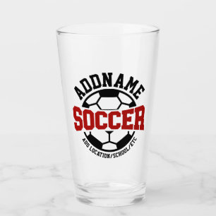 Copo De Pint Tie-Dye da Equipe do Jogador de Futebol do ADD Per
