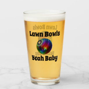 Copo De Pint Tie Dyed Lawn Bowl, Vidro De Cerveja