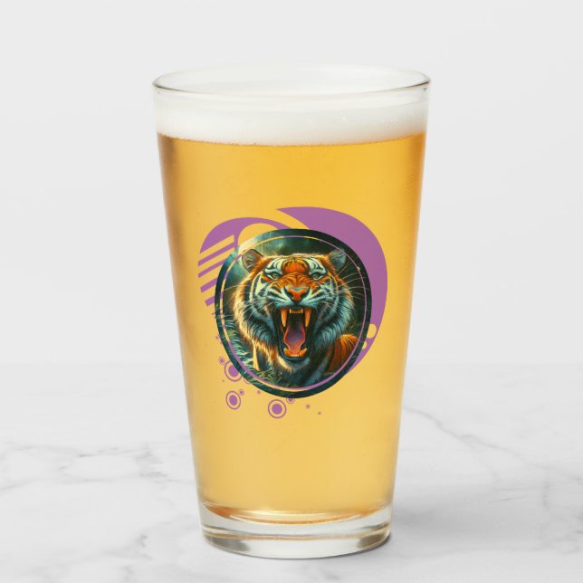 Copo De Pint Tigre de Corda (Frente (Preenchido))