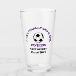 Copo De Pint Time Personalizado da Equipe de Futebol da Purple 